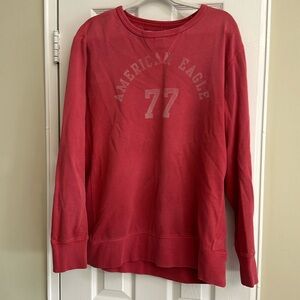 Men’s dark coral sweatshirt size large
